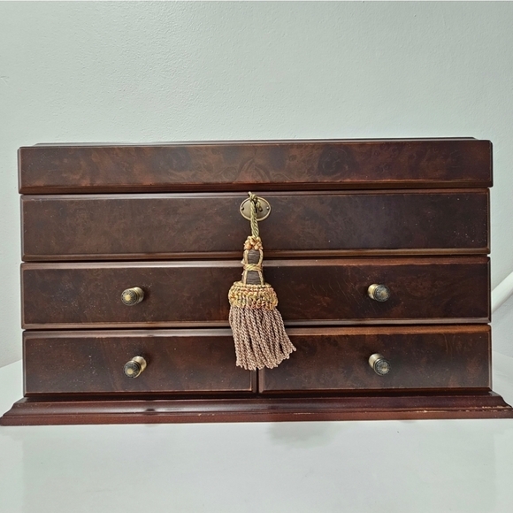 Bombay Company - Wooden Jewelry Chest - Picture 4 of 12